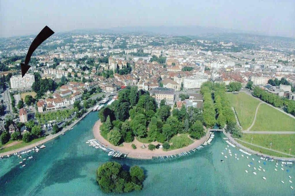 Le Panorama - Vue Lac Et Montagne Avec Parking Annecy Eksteriør billede